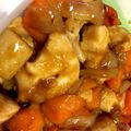 ayakapo's cooksnap of when they made 大根と鶏むね肉の甘辛煮.