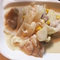 ❁❁❁❁❁'s cooksnap of when they made ニンニクたっぷりの鶏クリーム煮.