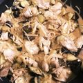 きあん's cooksnap of when they made 茄子と鶏肉の味噌がらめ丼.