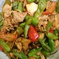 クックEKELXT☆'s cooksnap of when they made ■簡単夏野菜■ピーマンししとう豚キムチ昼.