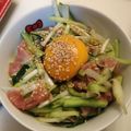 クックE662AA☆'s cooksnap of when they made QC・生ハムのユッケ.