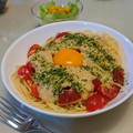 やまじちなゆ's cooksnap of when they made ツナとトマトのとろとろ冷製パスタ.