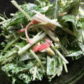 たえぷ。's cooksnap of when they made たまごとカニカマで☆水菜サラダ.