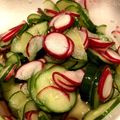 clover55's cooksnap of when they made キュウリとラディッシュのマリネ.