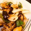 クックGZ4WVB☆'s cooksnap of when they made 新玉ネギとナス・ピーマンの甘味噌炒め.