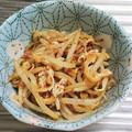 もぐ・ω・くま's cooksnap of when they made 簡単副菜。もやしと油揚げの煮びたし.
