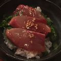 月の影と海's cooksnap of when they made ガツンと胡麻風味 ブリの漬け丼.