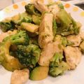 ShOkOtArO✰'s cooksnap of when they made アボカドとチキンのわさび醤油炒め.