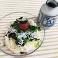 SP♪'s cooksnap of when they made 梅しそとしらすのぶっかけ素麺.