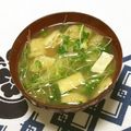おはなすき's cooksnap of when they made ★★貝割れと油あげ★の★味噌汁★★.
