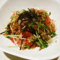 ゆみらんたん's cooksnap of when they made トマトとカイワレの簡単サラダ♡.