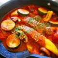 shimaru's cooksnap of when they made トマトたっぷり！サーモンのトマトパッツァ.