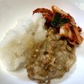 azbjbn's cooksnap of when they made おろしキムチ納豆.