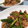 chocoraママ's cooksnap of when they made ☆豚肉とにんにくの芽の炒め物☆.