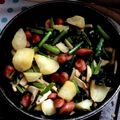 たえこけし's cooksnap of when they made 小松菜入り、なんちゃってジャーマンポテト.