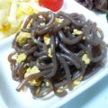 しゅんぺいのママ's cooksnap of when they made お弁当のお助けマン・・・糸こんにゃくの卵とじ.