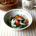 よこ耳ねこ's cooksnap of when they made モロヘイヤとトマトの簡単サラダ.