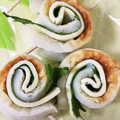 クック9BX7S9☆'s cooksnap of when they made お弁当に♪ちくわのくるくる巻き(2種).
