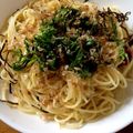 ラムレーズン中毒's cooksnap of when they made あえるだけ★梅しそパスタ.