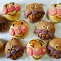 ４児の母さとっち's cooksnap of when they made アンパンマンとバイキンマンのふわふわパン.