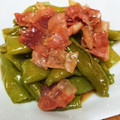 mataremama's cooksnap of when they made ししとうベーコンの甘辛炒め.