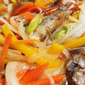 おにじろう's cooksnap of when they made アジと新玉ねぎの南蛮漬け.