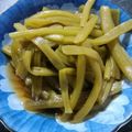 ぁぼかど's cooksnap of when they made サバイバル料理？かぼちゃの茎のおひたし.