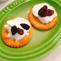 mikko6's cooksnap of when they made 簡単カナッペ～水切りヨーグルト＋レーズン.