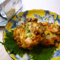 runa10's cooksnap of when they made 豚こまと長ねぎ・かき揚げ焼き.