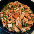 aibano's cooksnap of when they made 厚揚げとピーマンと竹輪のマヨぽん炒め.