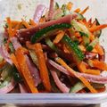 呑んべぇは友達's cooksnap of when they made 簡単♡胡瓜と人参の中華サラダ.