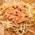 Boo55's cooksnap of when they made もやしのシーチキン黒酢だれ.