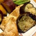 むっちまみー's cooksnap of when they made 鶏むね肉となすのバターしょうゆ炒め.