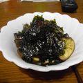 ramieru's cooksnap of when they made 茄子と韓国のりの和え物.