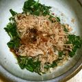 blue_apron's cooksnap of when they made モロヘイヤのおかか和え.