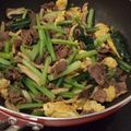 クックS7ZZR1☆'s cooksnap of when they made 卵と牛肉の甘辛炒め.