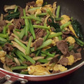 クックS7ZZR1☆'s cooksnap of when they made 卵と牛肉の甘辛炒め.