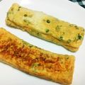 まぶたん's cooksnap of when they made 焼干しの☆具入りだし巻き卵.