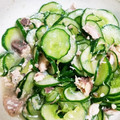 すてぃーびん's cooksnap of when they made きゅうりとサバ缶の和え物.