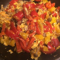 クックOIOWRM☆'s cooksnap of when they made 切って焼くだけ！しめじとパプリカの卵炒め.