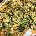 とむ子。's cooksnap of when they made ニラ玉えのき炒め♪.