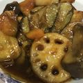 oda5yoko's cooksnap of when they made 蓮根と茄子のピリ辛酢炒め。.