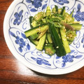 Pchan小桜's cooksnap of when they made 美味しい♬ キュウリとみょうがのごま醤油.