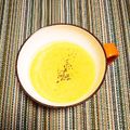 シビシビさん's cooksnap of when they made ミキサーなし♪牛乳で濃厚かぼちゃスープ.