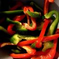 ame-ikuru's cooksnap of when they made パプリカラペ.