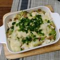 donuts★'s cooksnap of when they made 【簡単】豆腐のアボカド納豆グラタン.