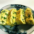 nemumaru's cooksnap of when they made ニラとチーズ入りの卵焼き.