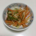 ゆ〜ぴゆ〜ぴ's cooksnap of when they made ジャガイモと人参のナムル☆.