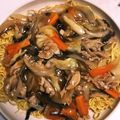 pucyipan's cooksnap of when they made めんつゆで作る！あんかけ焼きそば.