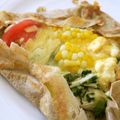 rakuen's cooksnap of when they made ブランチに！そば粉のガレット.